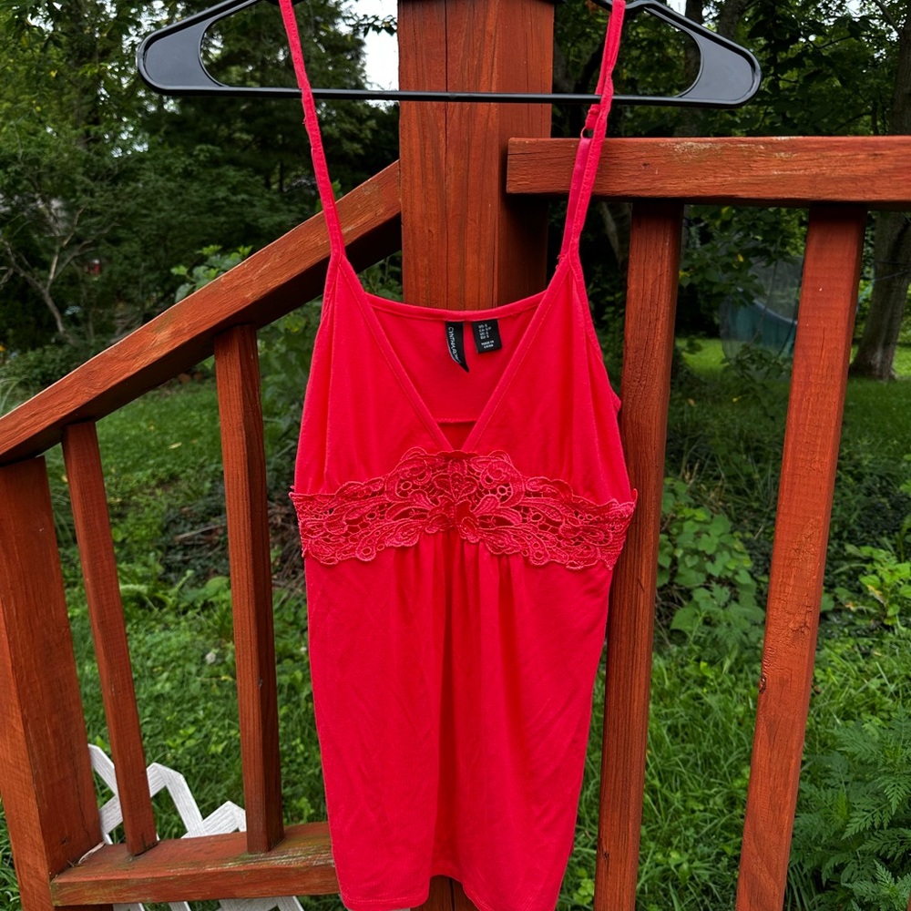 Cynthia Rowley Vibrant Red Top
